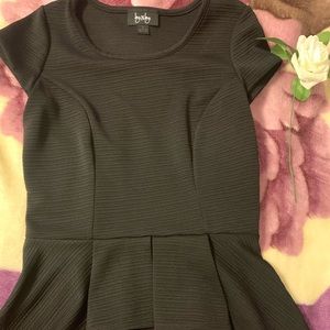 Black peplum top 🖤